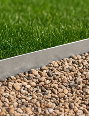 5 bordures de jardin en métal galvanisé
