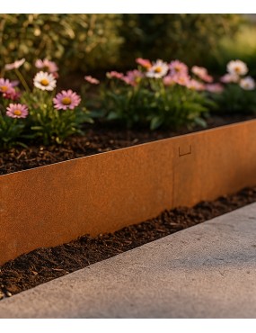 bordure jardin acier corten