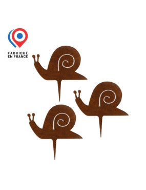 escargot métal fabriqué en france