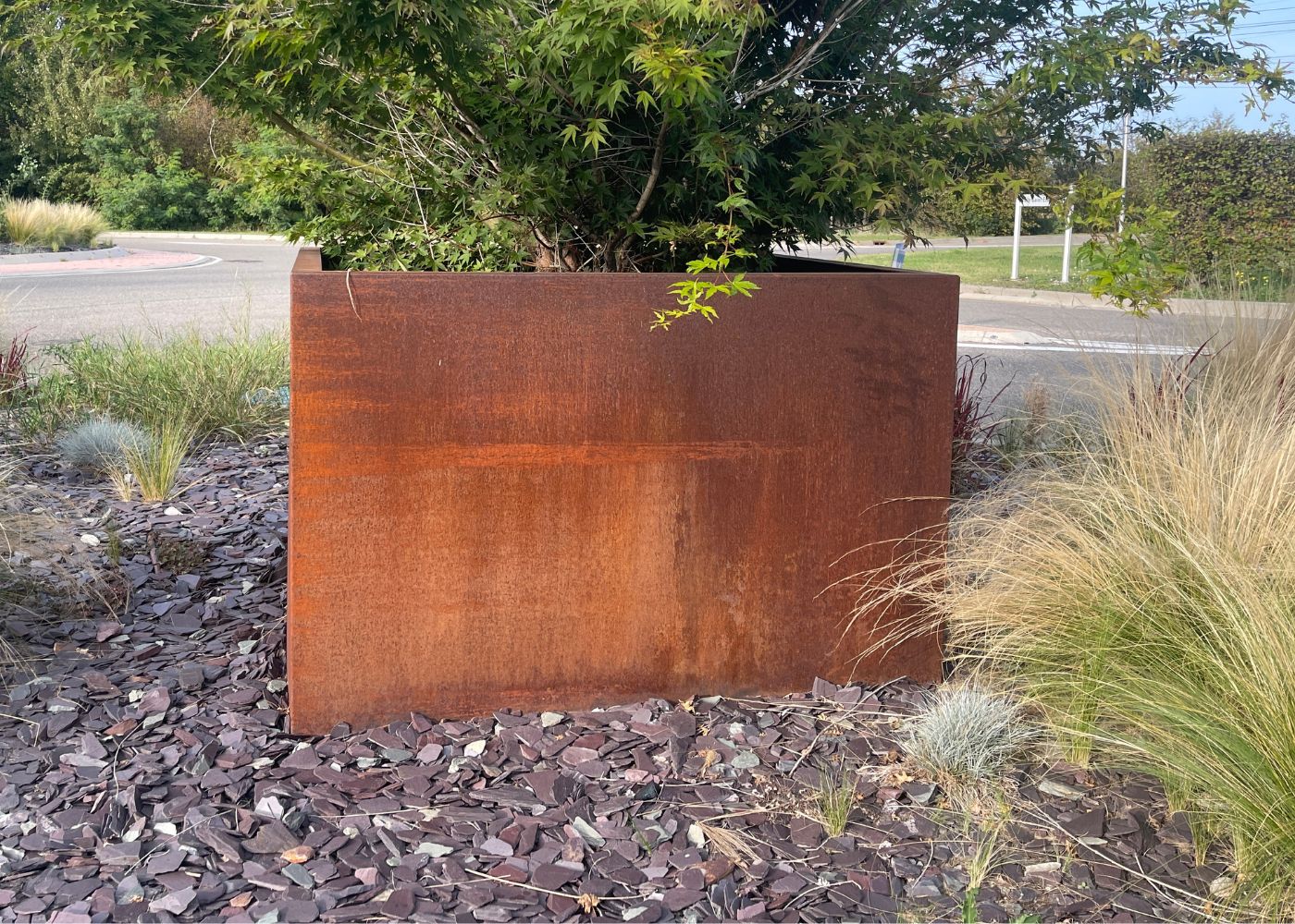 bac corten sur mesure