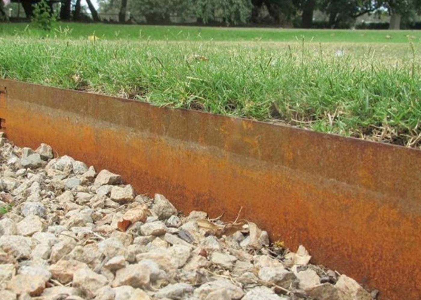 Bordure de jardin acier corten