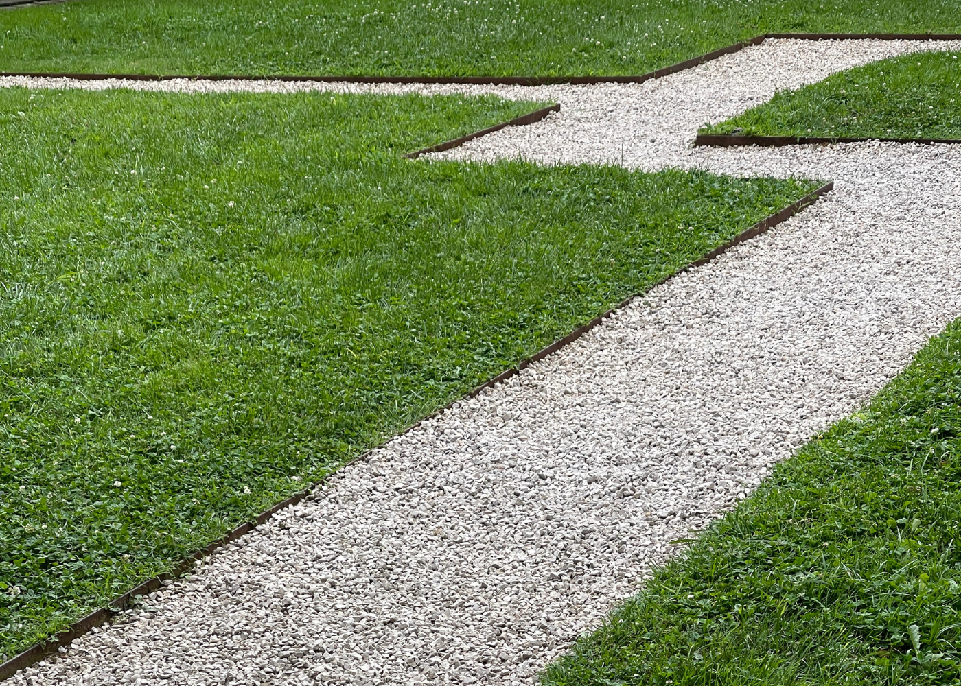 Corten-Gartenbegrenzung