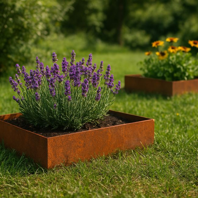 Bordure acier corten sur mesure